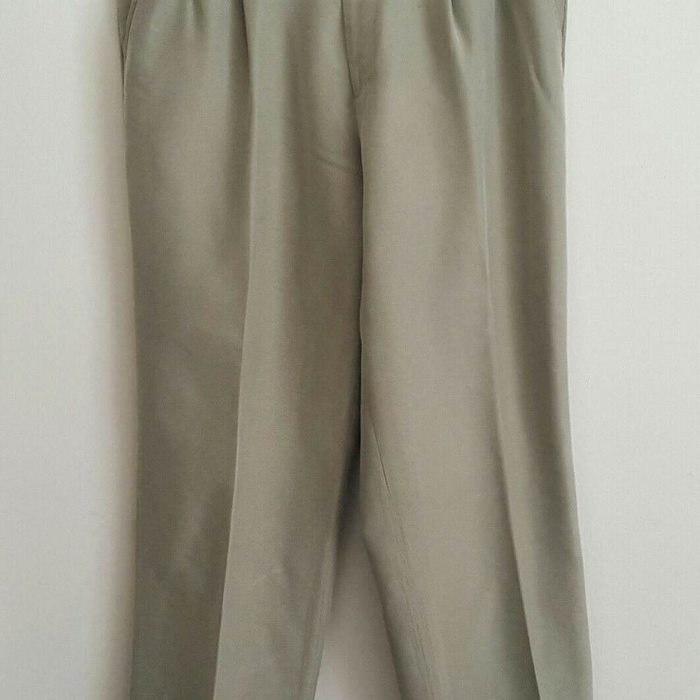 Greg Norman Golf Dress Pants 34X30 Khaki Pleated